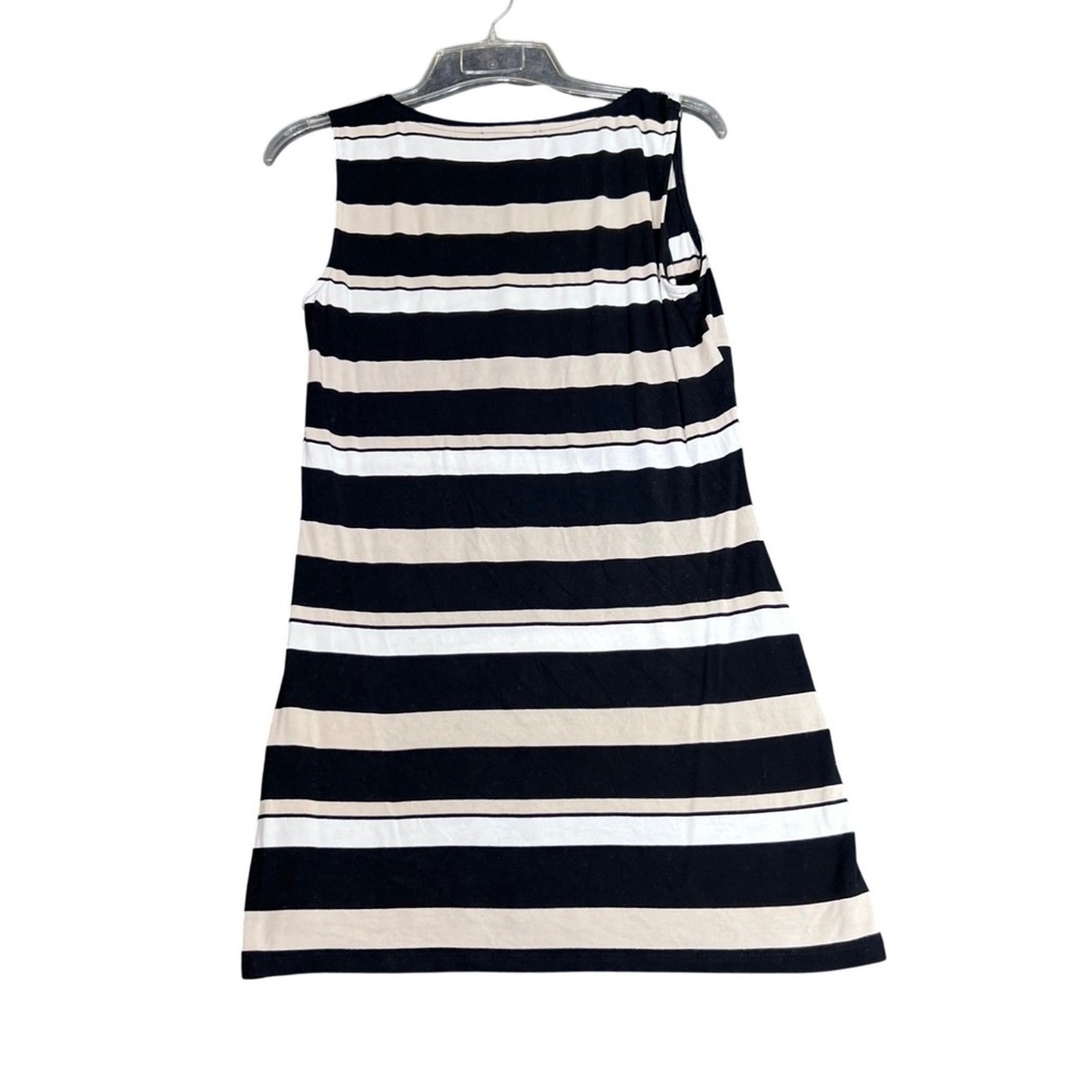 White House Black Market‎ Womens Size Small Striped Layered Tank Top Neutral - Picture 3 of 10